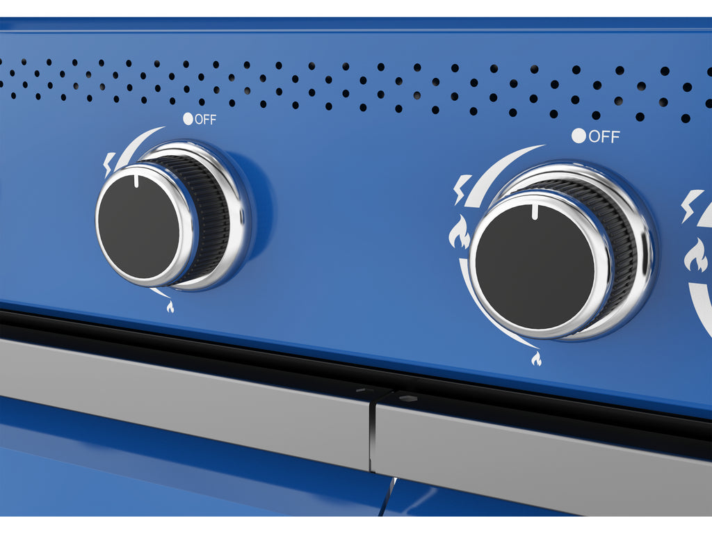 Gasgrill Itami 4+1, 14,5KW, Blauw