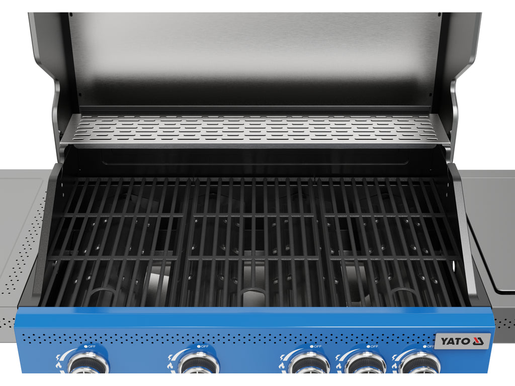 Gasgrill Itami 4+1, 14,5KW, Blauw