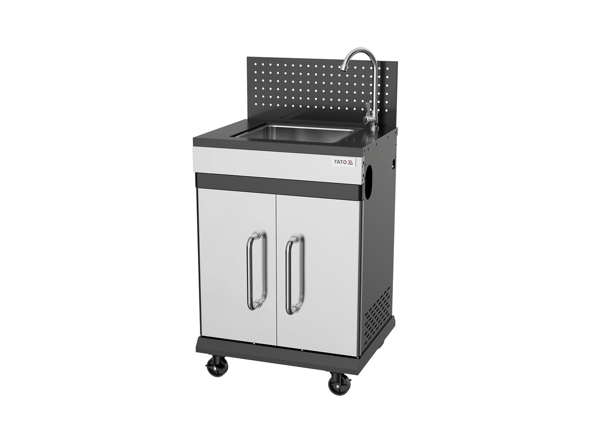 Modulaire Kast Met Gootsteen Voor Gasgrill.