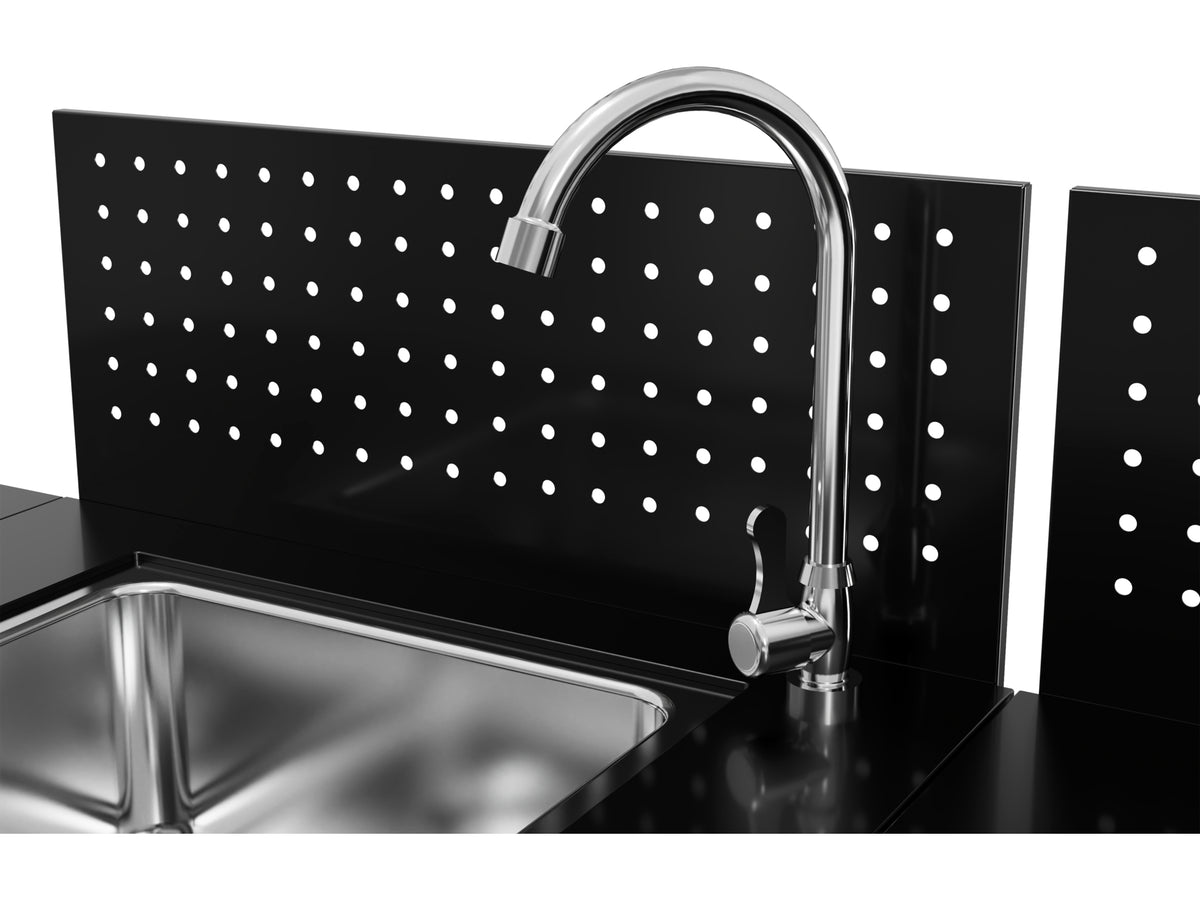 Modulaire Kast Met Gootsteen Voor Gasgrill.