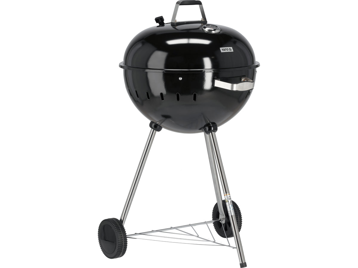 Ronde Houtskoolgrill 54CM Zwart