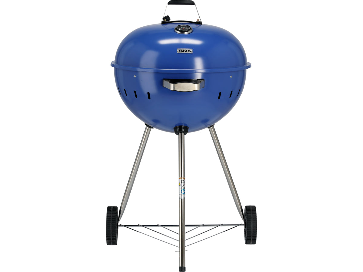Ronde Houtskoolgrill 54CM Blauw