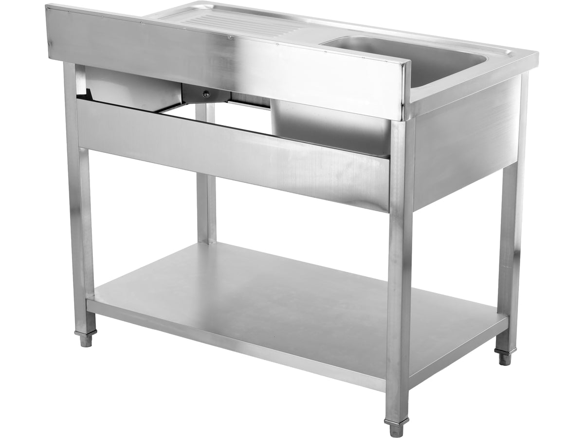 Tafel Met Enkele Gootsteen 120X60 CM