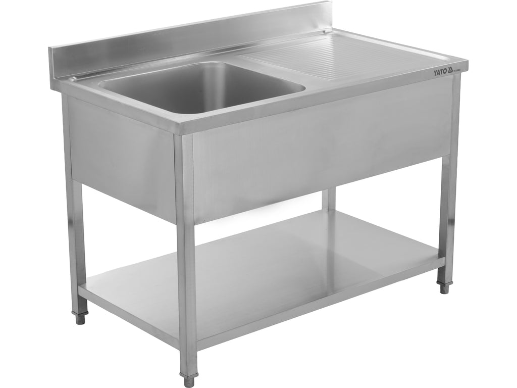 Tafel Met Enkele Gootsteen 120X70 CM