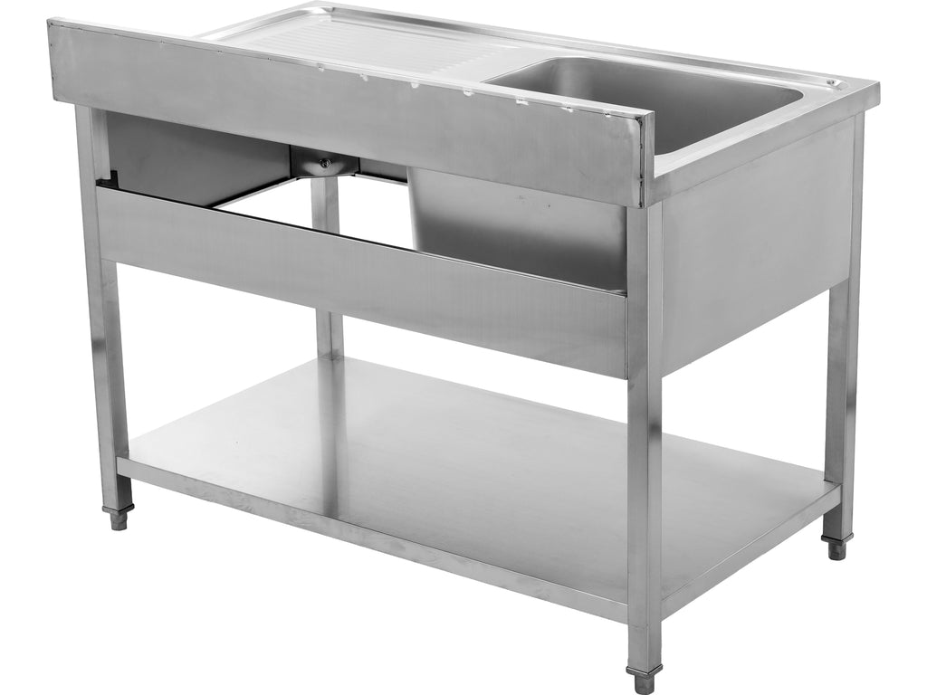 Tafel Met Enkele Gootsteen 120X70 CM