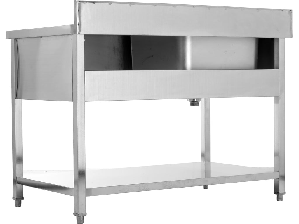 Tafel Met Enkele Gootsteen 120X70 CM