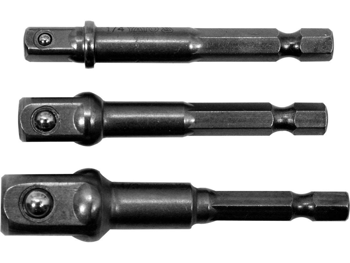 Zeskantige Adapterset Voor Doppen - 1/4, 3/8, 1/2