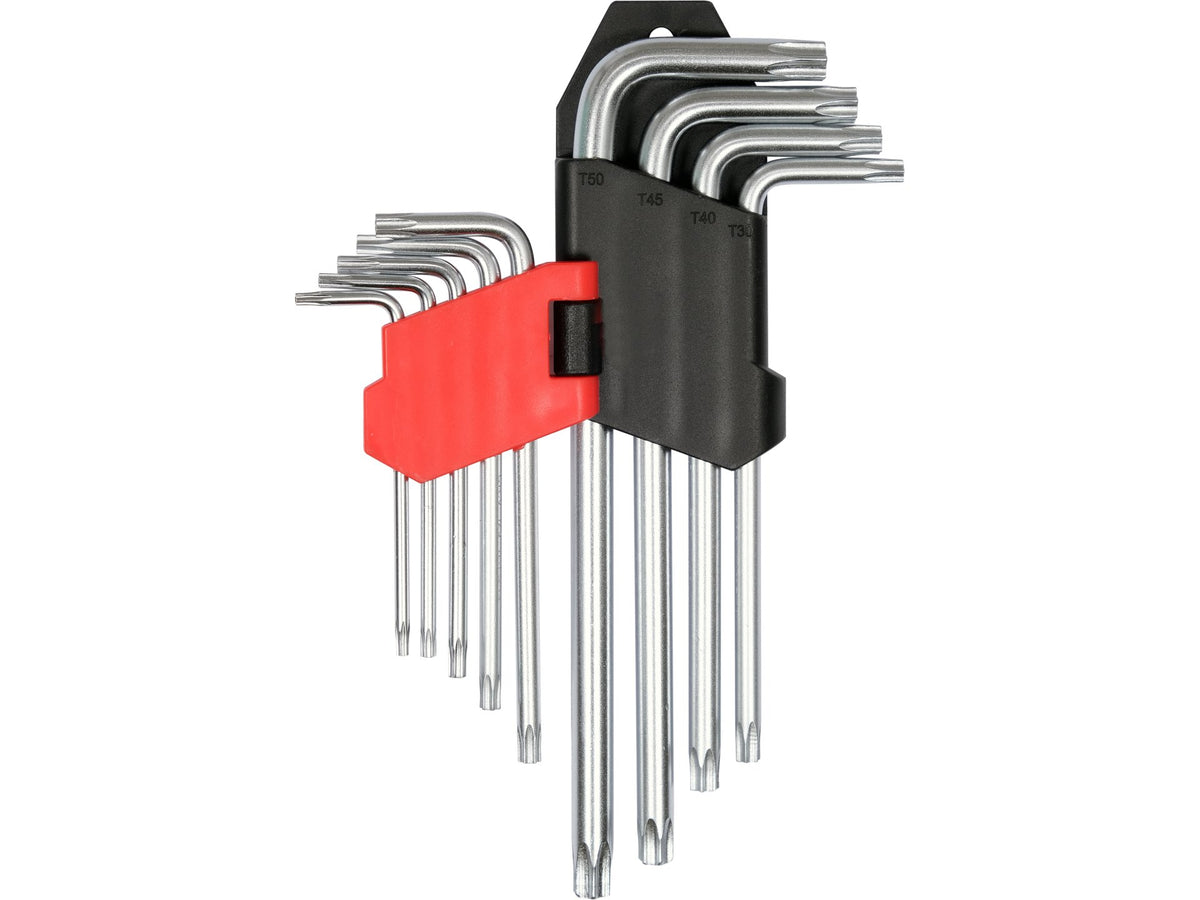 TORX inbussleutels T10-T50, 9 st.