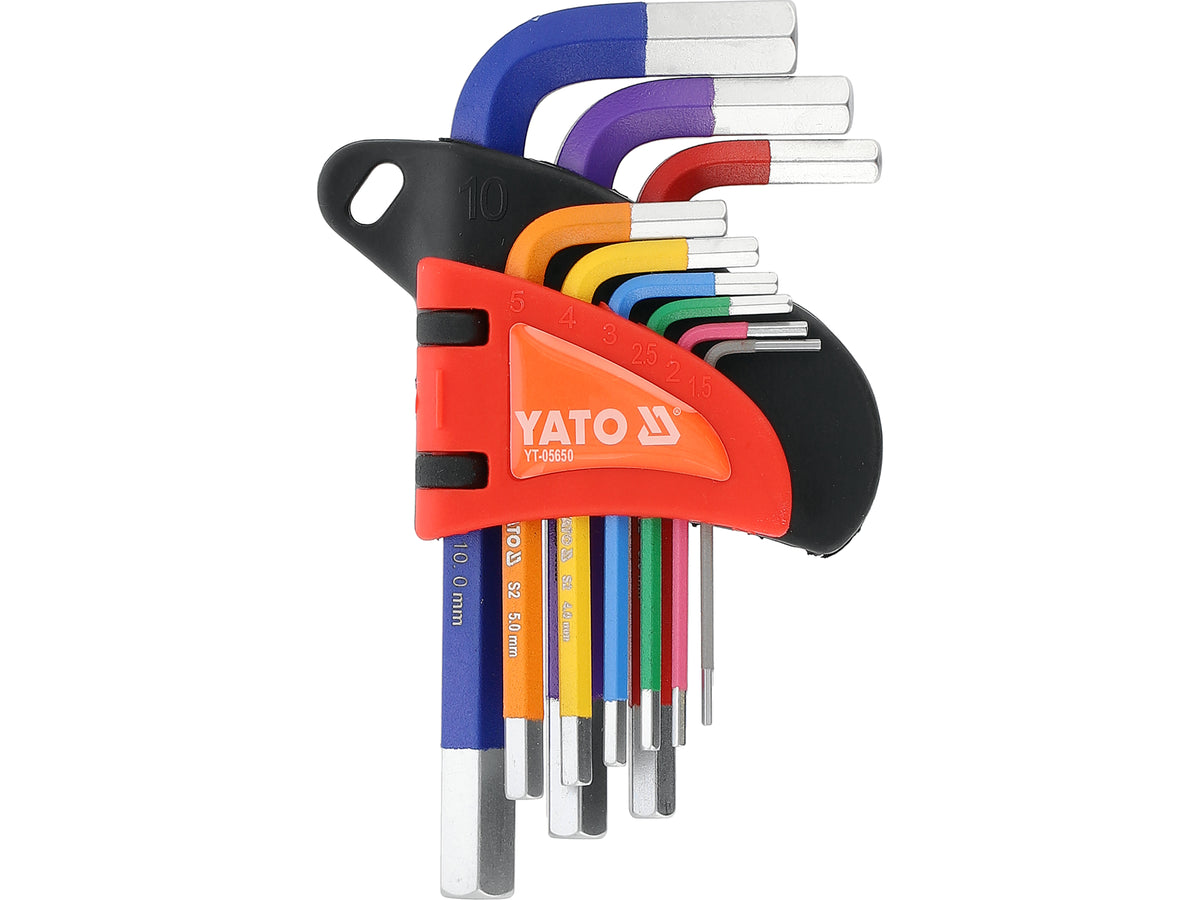 Short Hex Key Set 1.5-10MM 9PCS