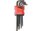 Long Hex Key Ball Set 1.5-10MM 9PCS