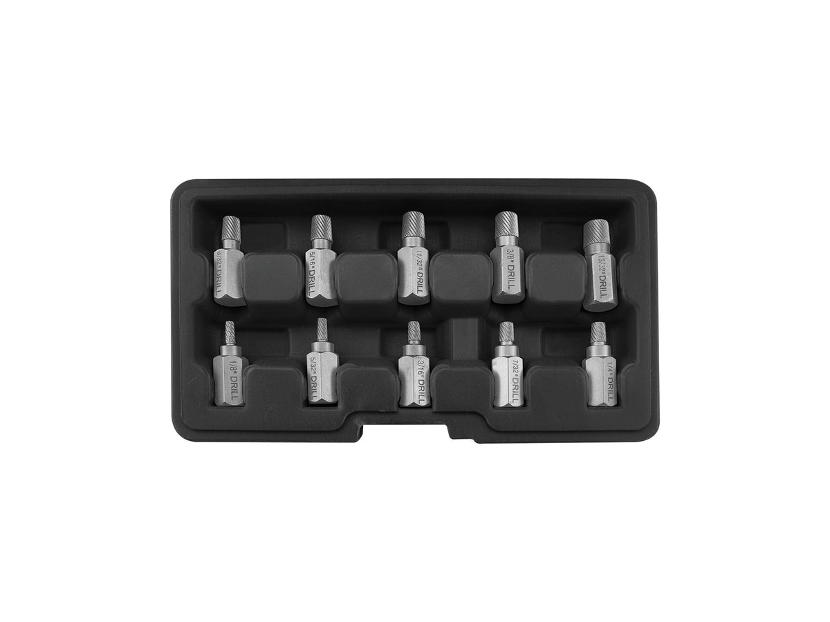 Set Drivers Voor Beschadigde Interne Schroeven Hex, Torx, Spline, Set Bevat 10 Elementen