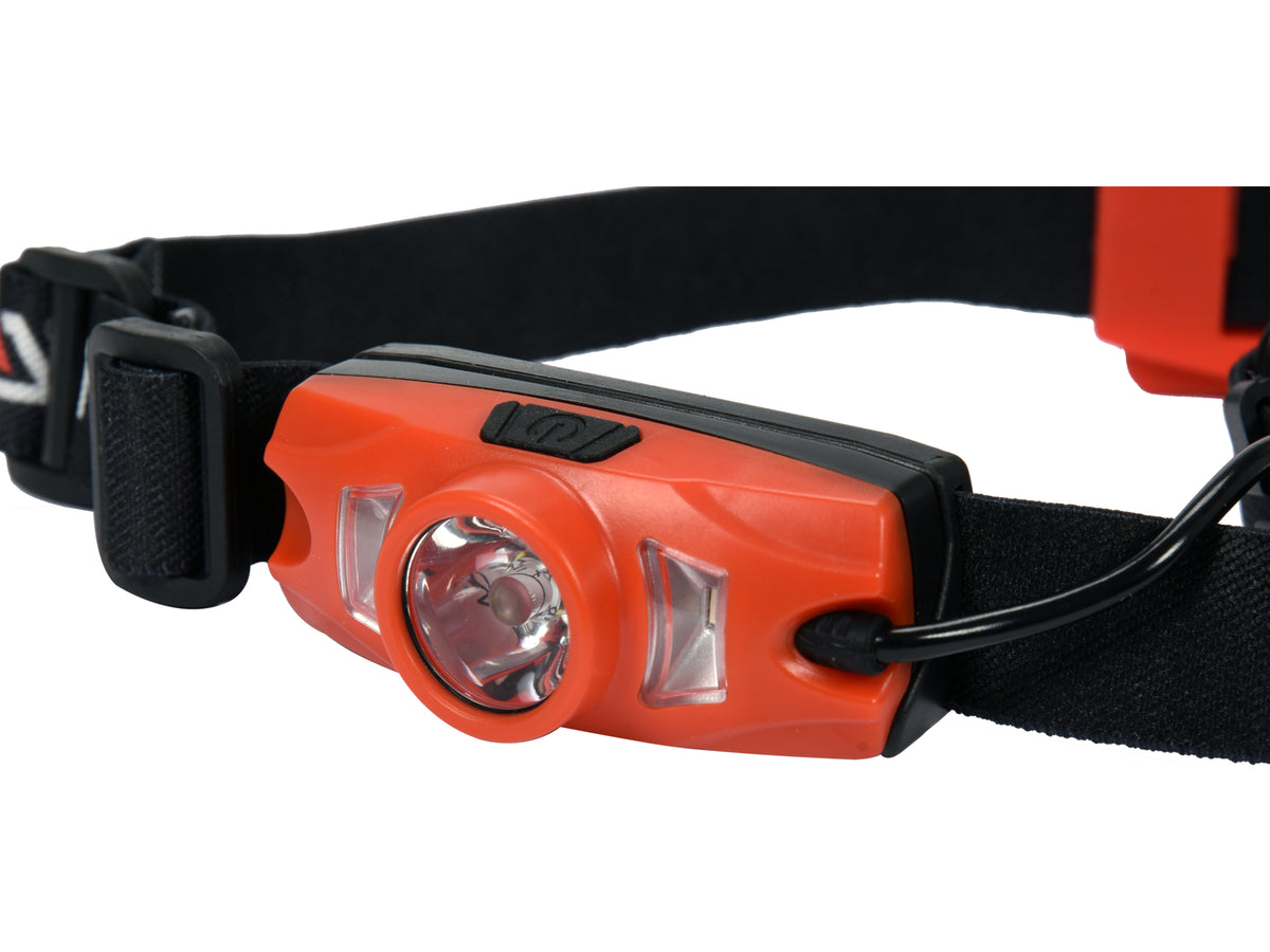 Hoofdlamp 500LM 3XAAA, IP44, Wit, Blauw En Rood Licht