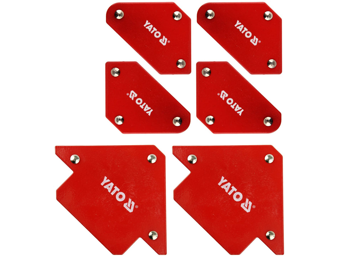 Magnetische Hoekstaafset Lassen 6 Stuks.