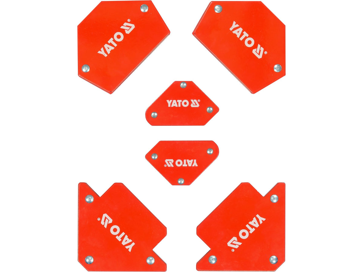 Magnetische Hoekstaafset Lassen 6 Stuks.
