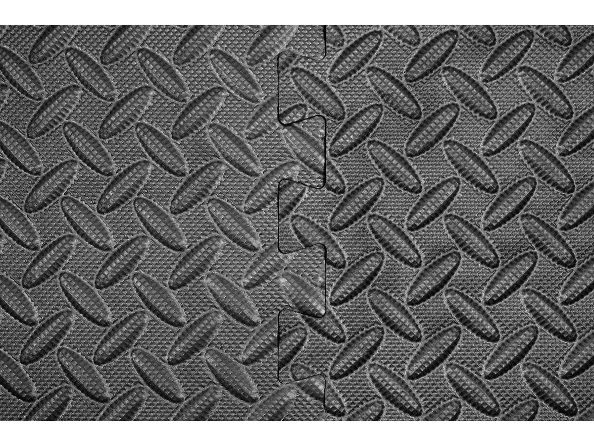 Workshop/Fitness Beschermmattenset. Inclusief 6 Stuks 60X60CM 12MM Dik