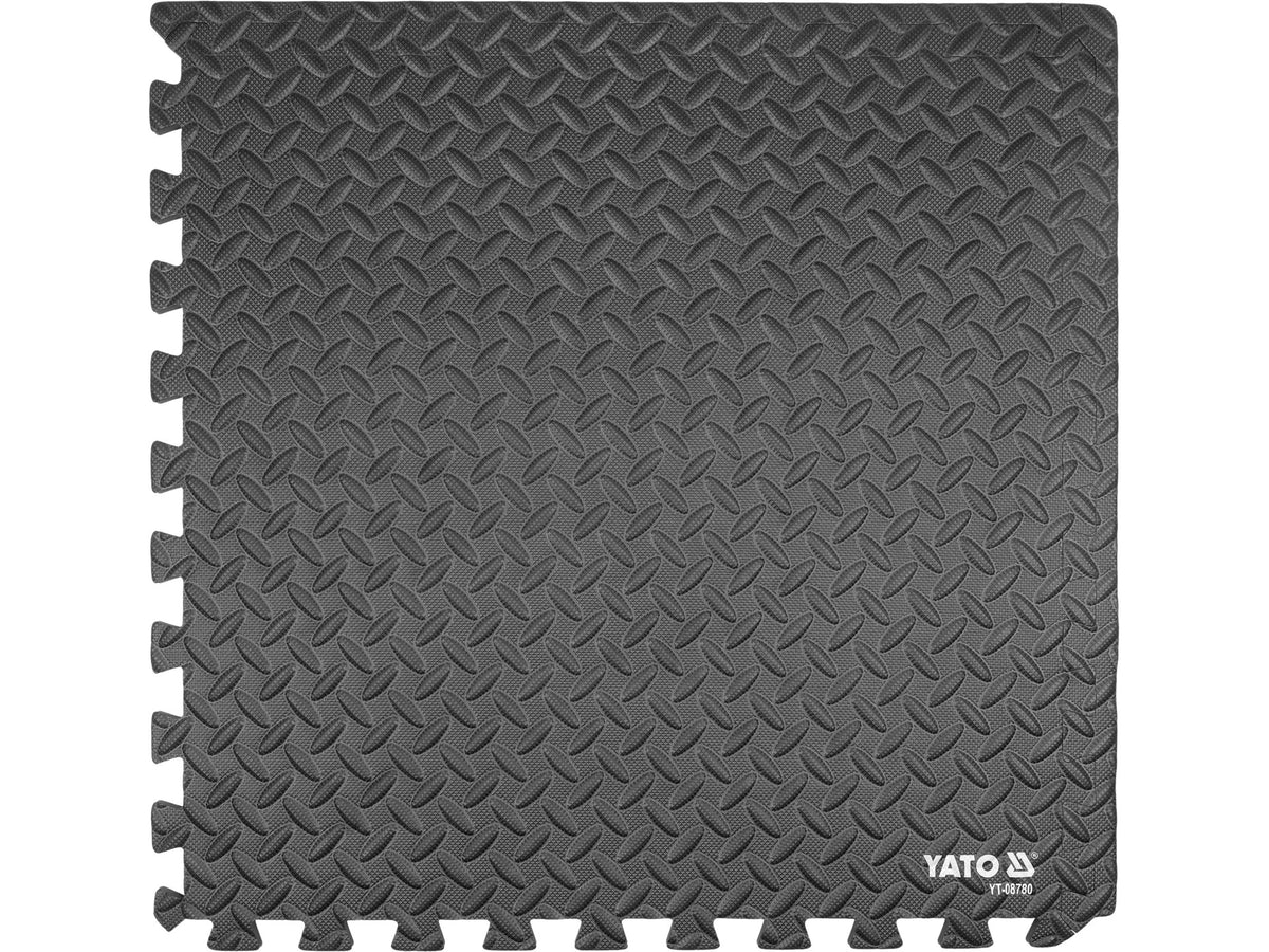 Workshop/Fitness Beschermmattenset. Inclusief 6 Stuks 60X60CM 12MM Dik