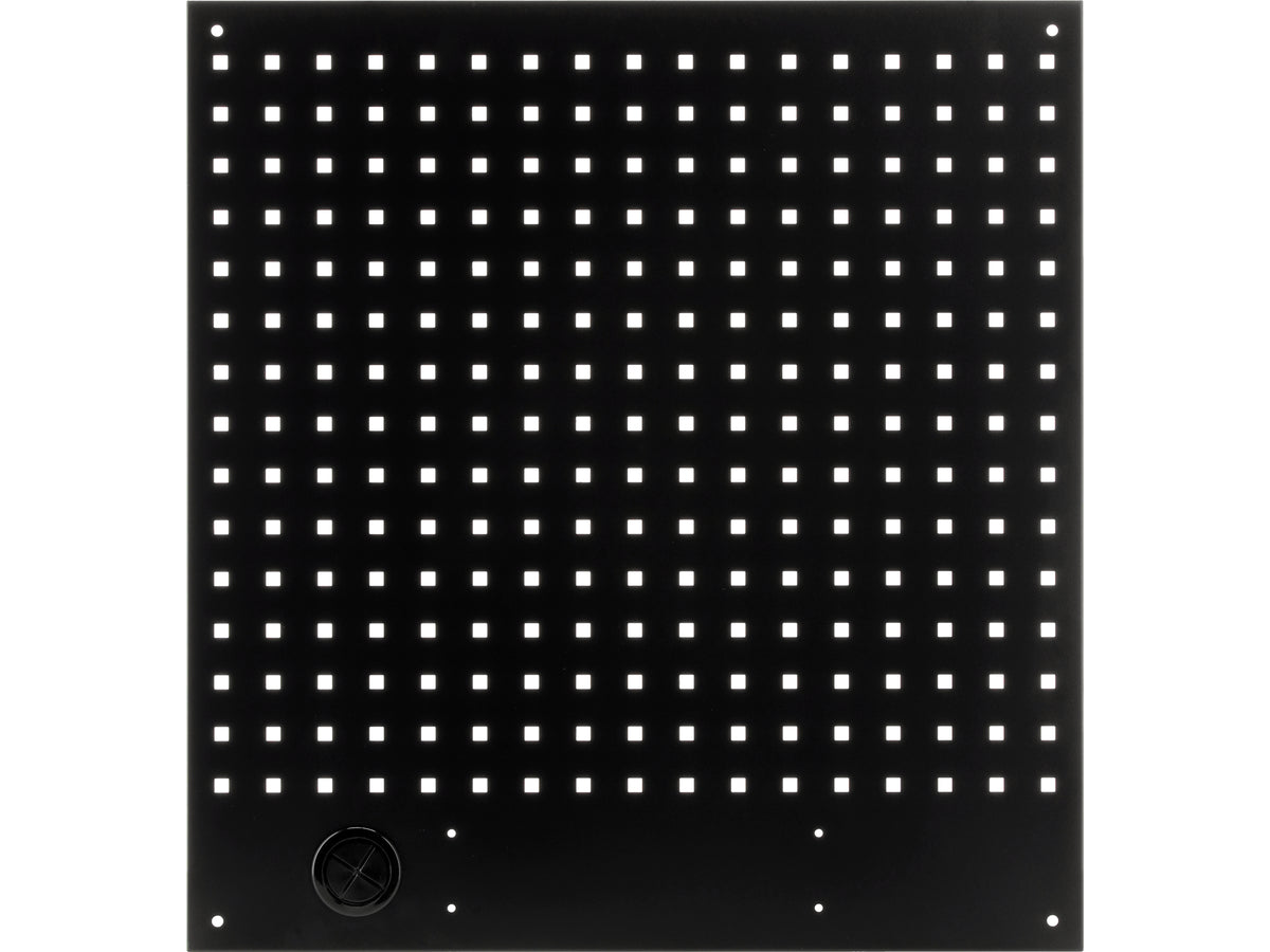 Perforated Panel For Tools With Pass-Through Hole