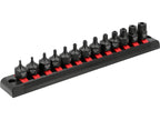 Set Van Korte Impact Doppelsleutels 3/8" 17MM Crmo 13 Elementen