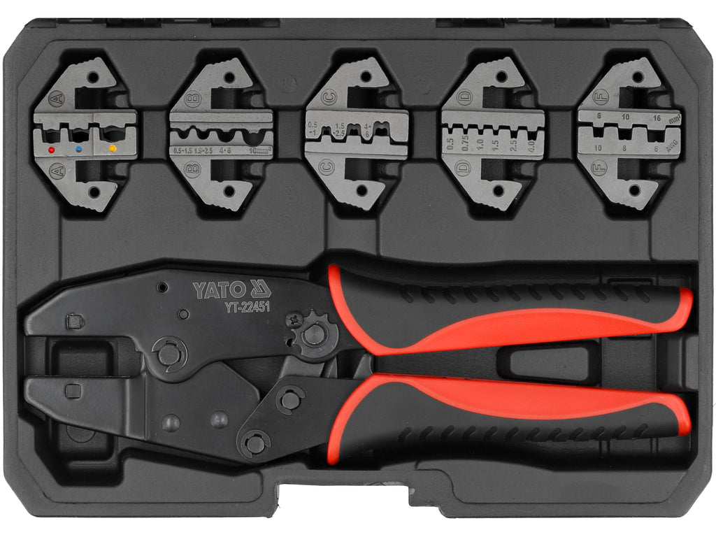 Connector Krimpset 5 Matrices Koffer