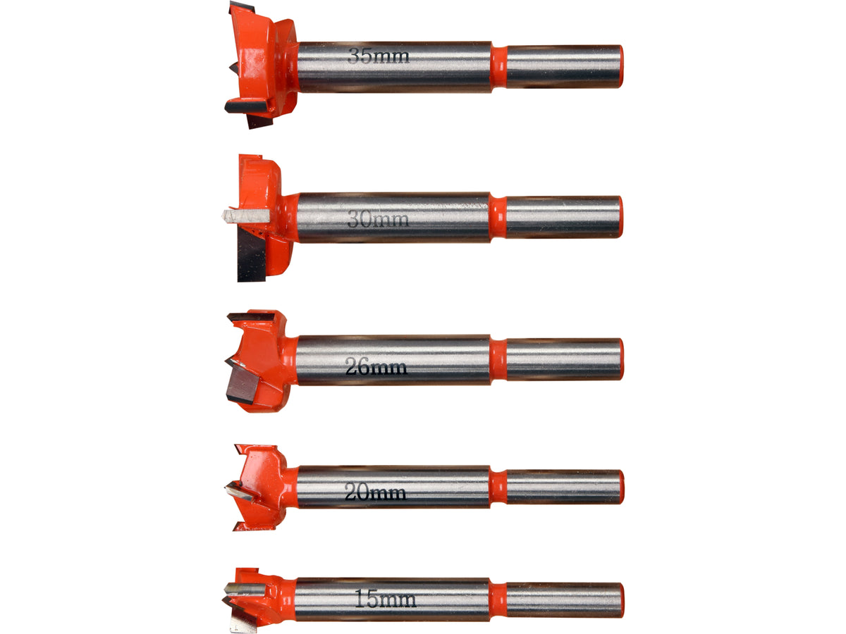 Set Boren Voor Hout Voor Scharnieren 15-35MM 5 St.