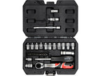 Spline 1/4'' Doorlopende Doppenset Bevat 29 Onderdelen