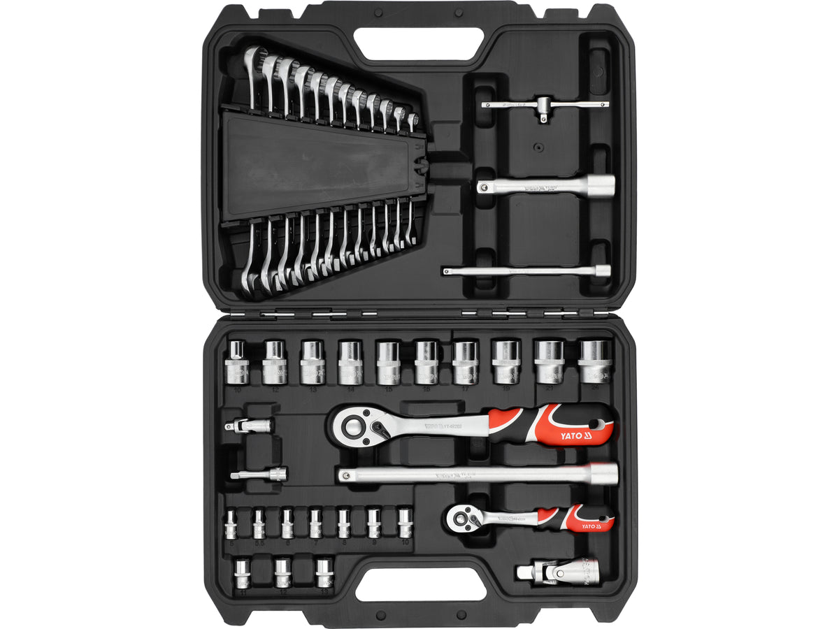 Gereedschapsset 1/4"; 1/2" 41 Stuks