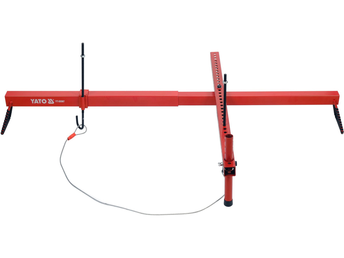 Balk Met Een Dwarskamer Voor Het Ophangen Van De Motor. Laadvermogen 320 Kg. Verstelbare Breedte 90-160 CM
