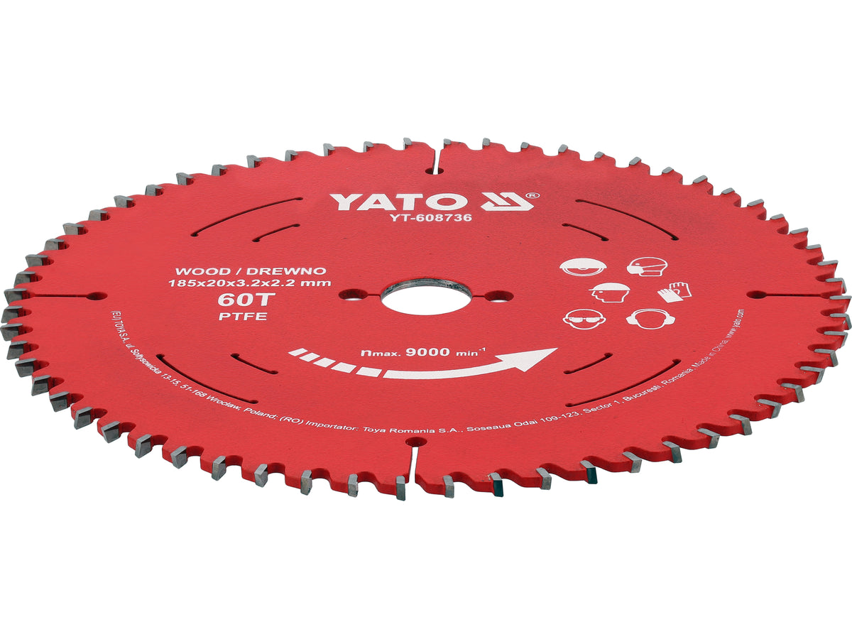 Tct Ptfe Schijf Voor Hout 185*20*60T