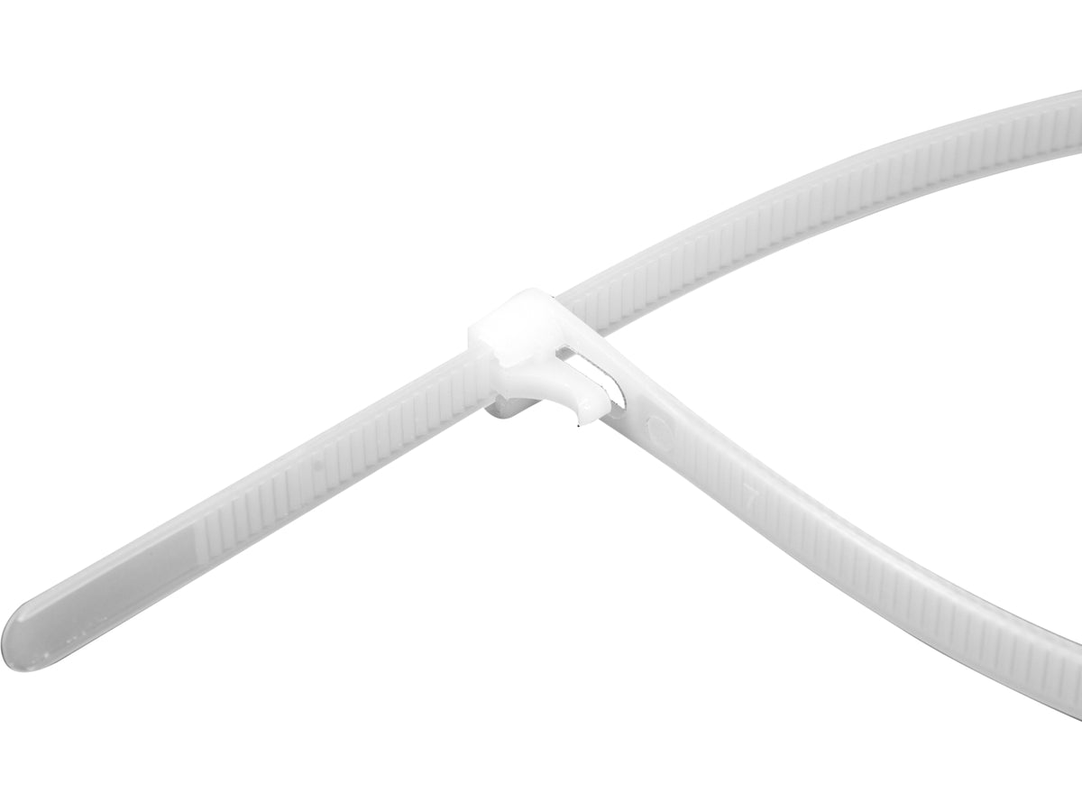 Kunststof Banden, 3,6X150MM, 100ST, Wit
