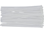 Kunststof Banden, 7,6X300MM, 50 St. Wit