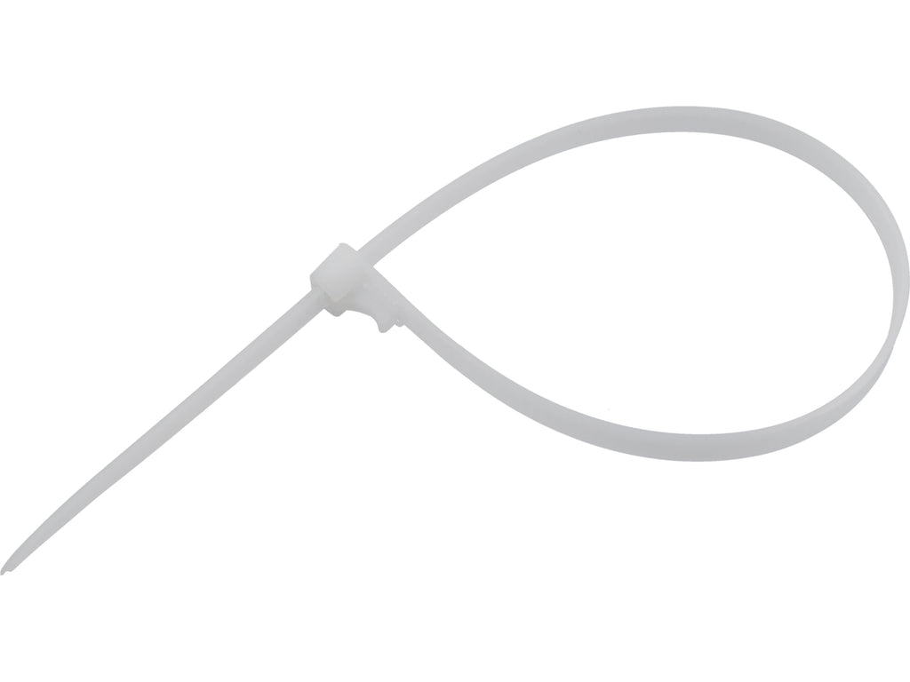 Kunststof Banden, 7,6X300MM, 50 St. Wit