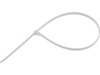 Kunststof Banden, 7,6X450MM, 50 St. Wit