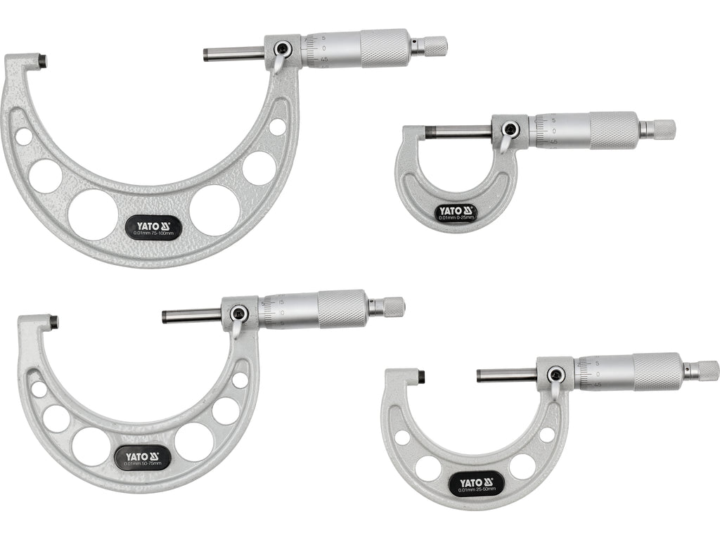 Set Van 4 Buitenmicrometers