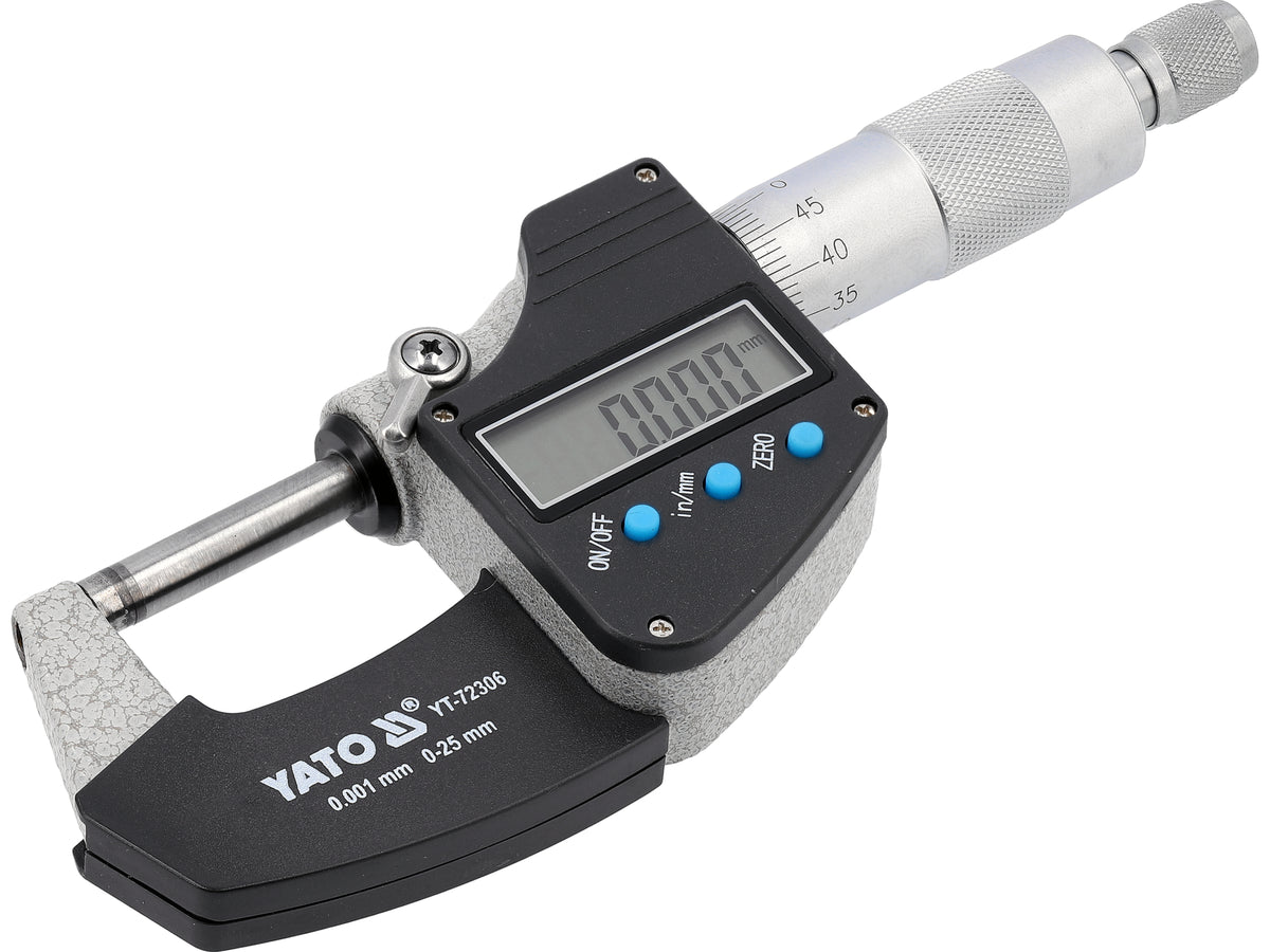 Digitale Buitenmicrometer 0-25MM