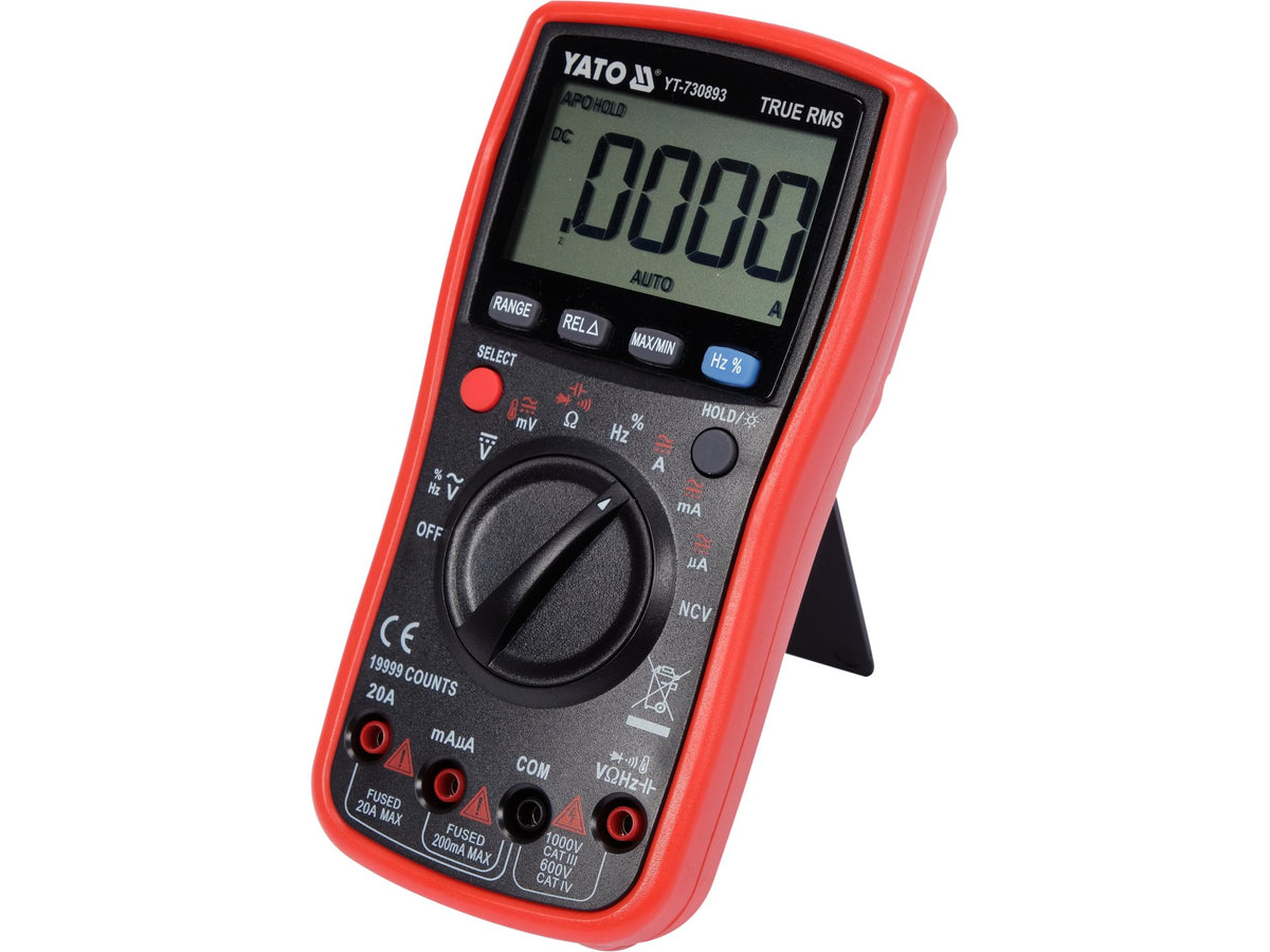 TRUE RMS DIGITALE METER MET AUTOMATISCH BEREIK LCD-scherm 19999