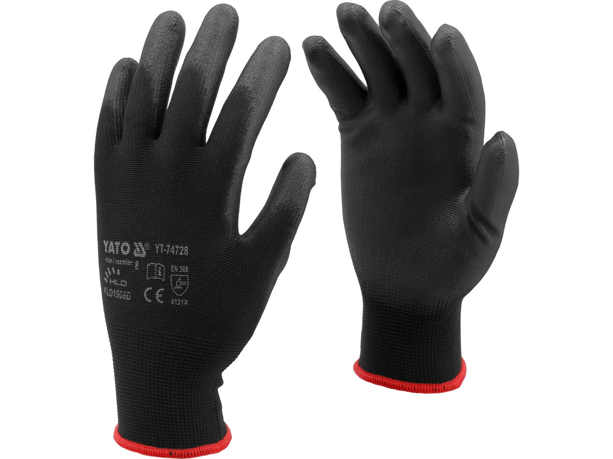 Pu-Gecoate Nylon Beschermhandschoenen Maat 9