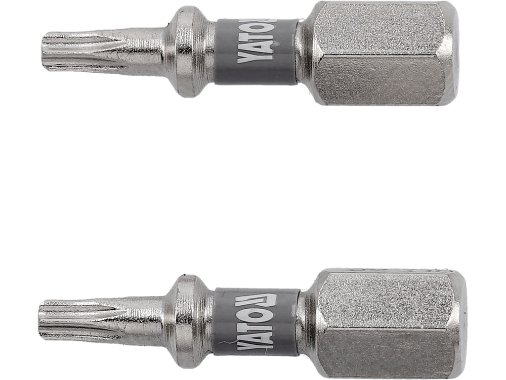 Bits 1/4''X25 MM T10 2 Stuks Ni
