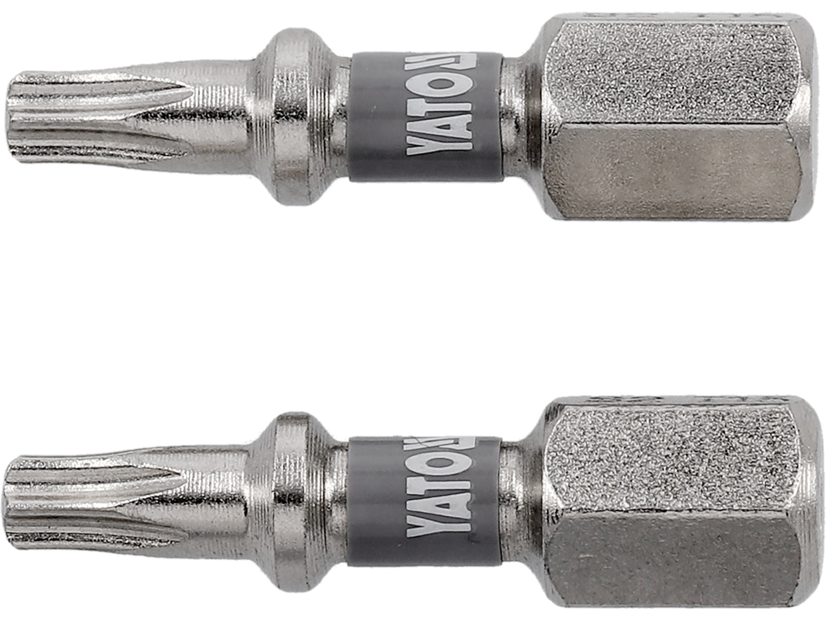 Bits 1/4''X25 MM T15 2 Stuks Ni