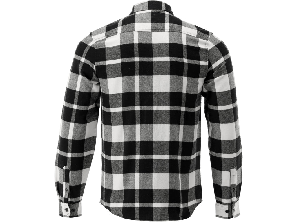 Wit Flanellen Overhemd, Maat. 3XL