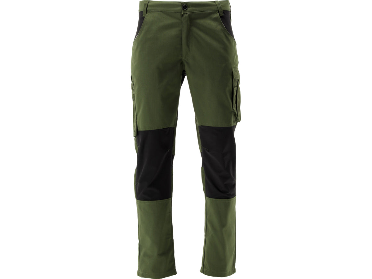 Werkbroek 4-WAY Stretch Serval Groen Maat. M