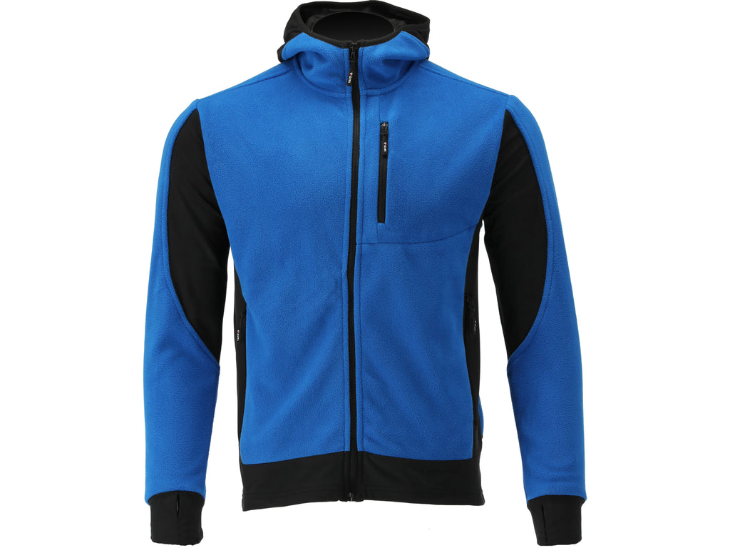 Fleece Met Capuchon Blauw Sarna Maat. S