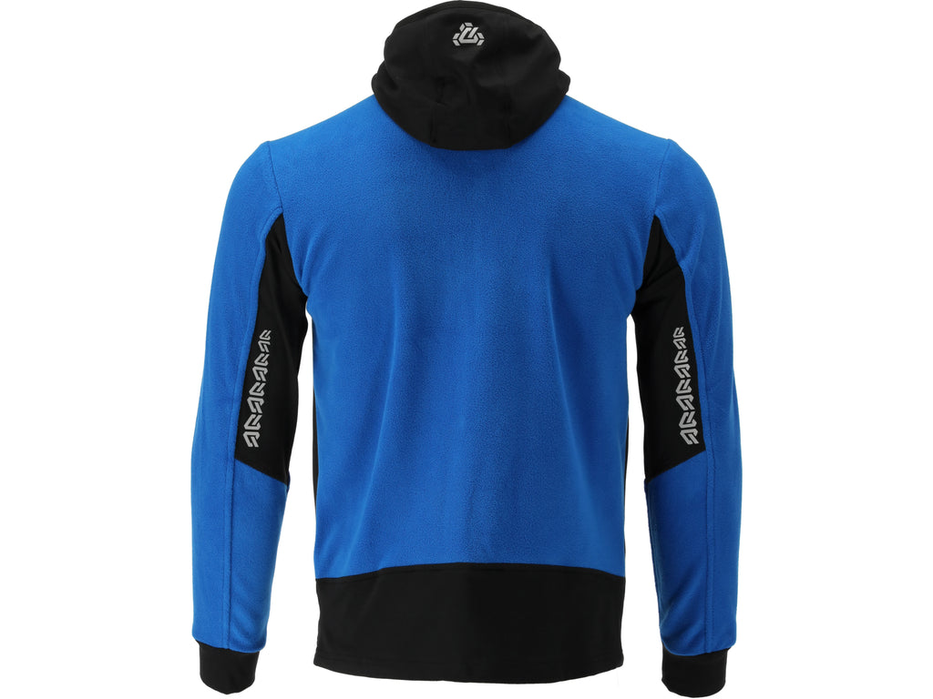 Fleece Met Capuchon Blauw Sarna Maat. S