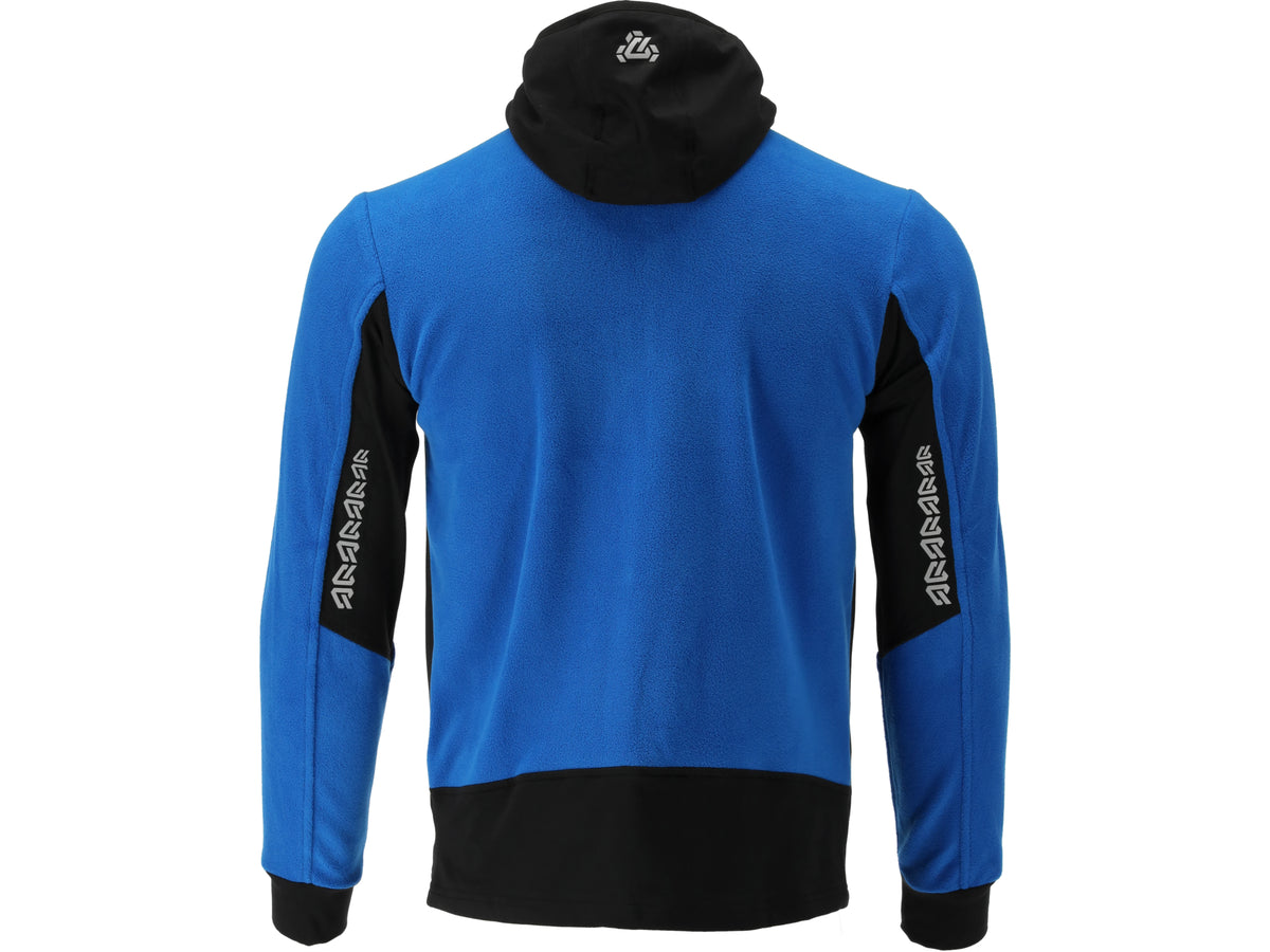 Fleece Met Capuchon Blauw Sarna Maat. S