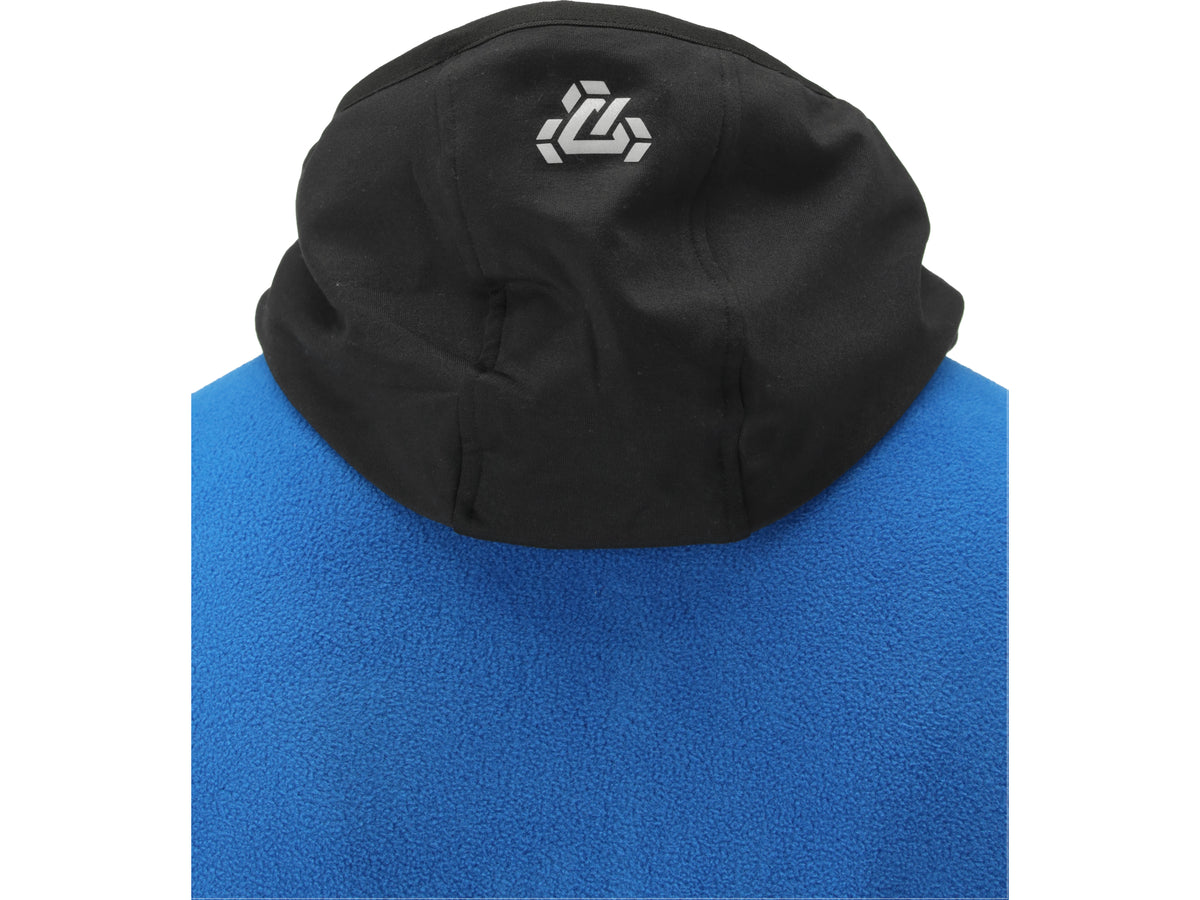 Fleece Met Capuchon Blauw Sarna Maat. S