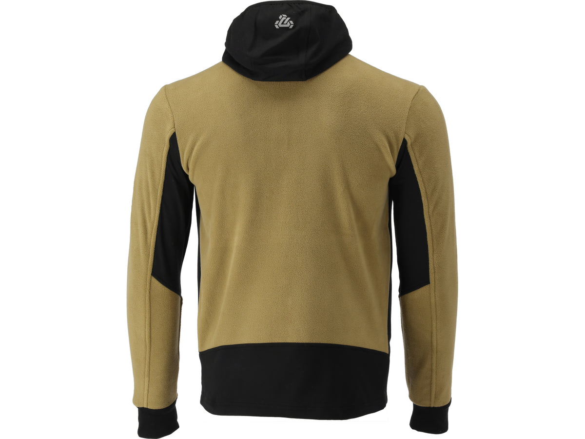 Khaki Sarna Fleece Met Capuchon. Xl