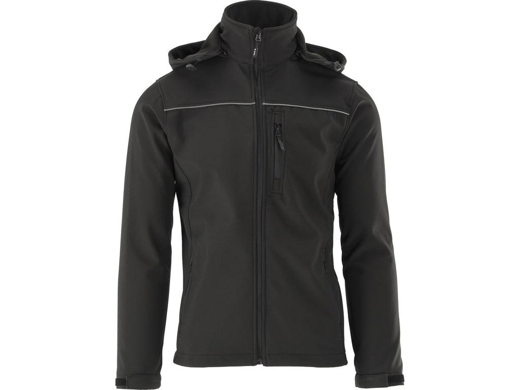 Softshell Jas Met Kap Obsidian Maat. S