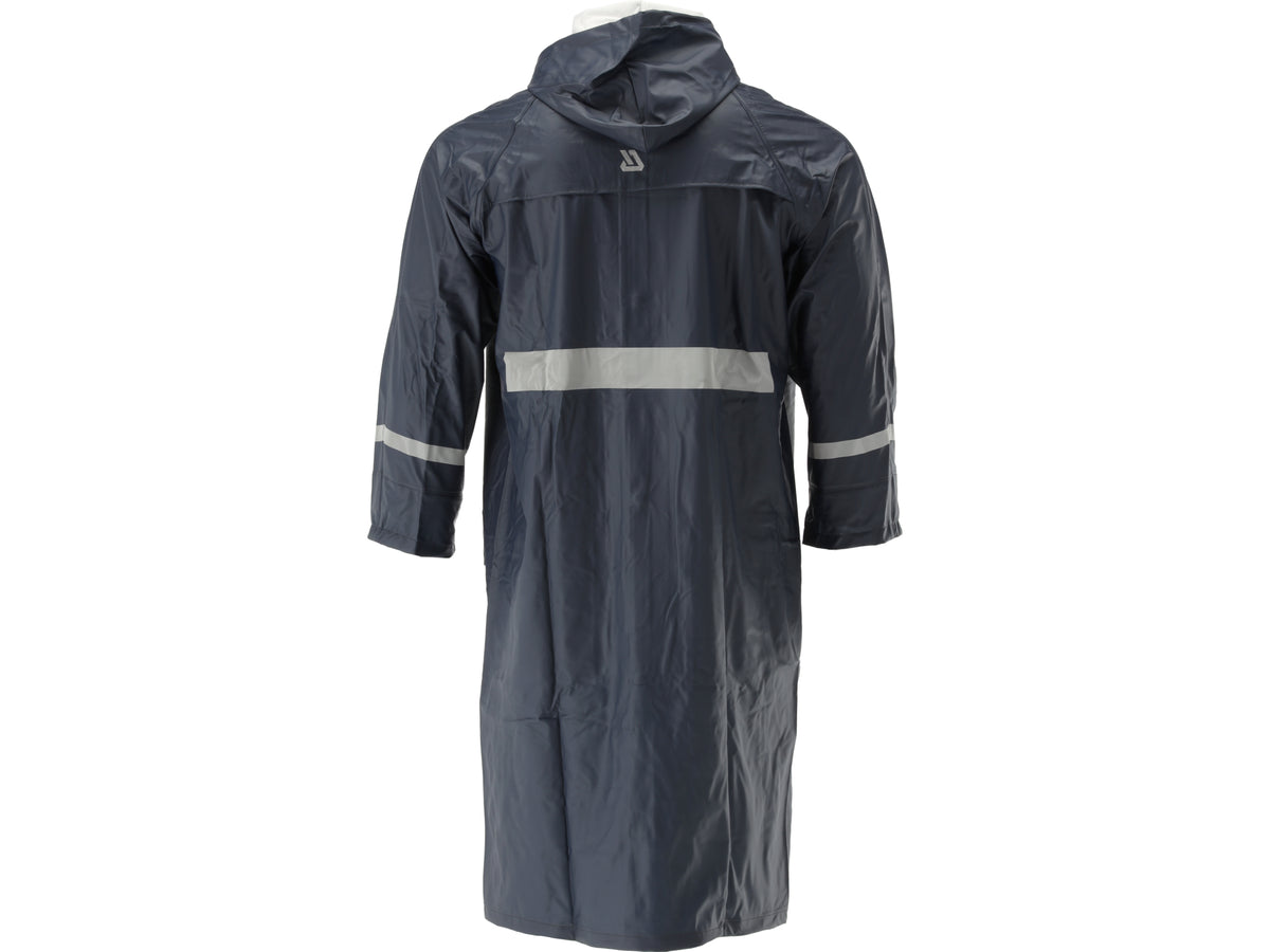 Marineblauwe comfortabele waterdichte jas maat XL