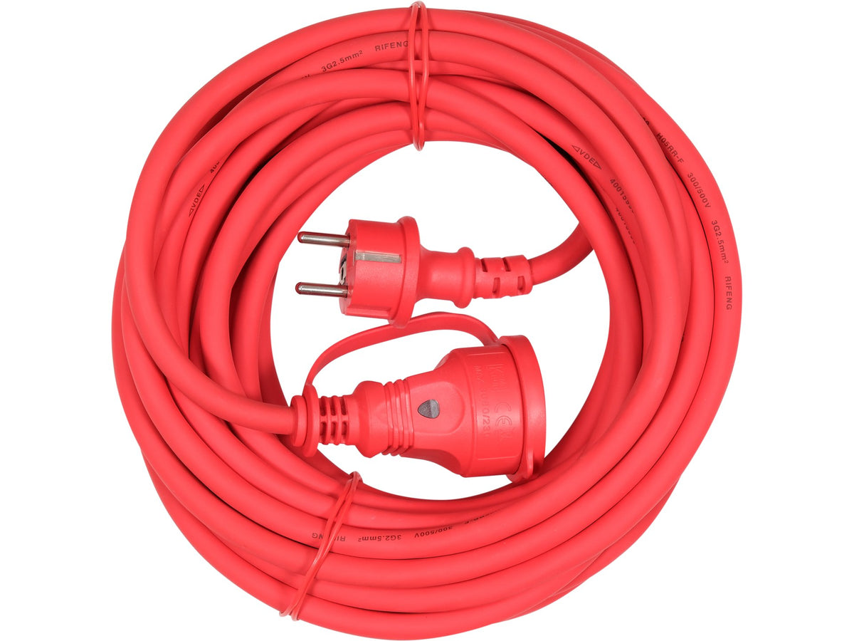 Bouwverlengkabel Met LED 3X2,5MM2, 20M