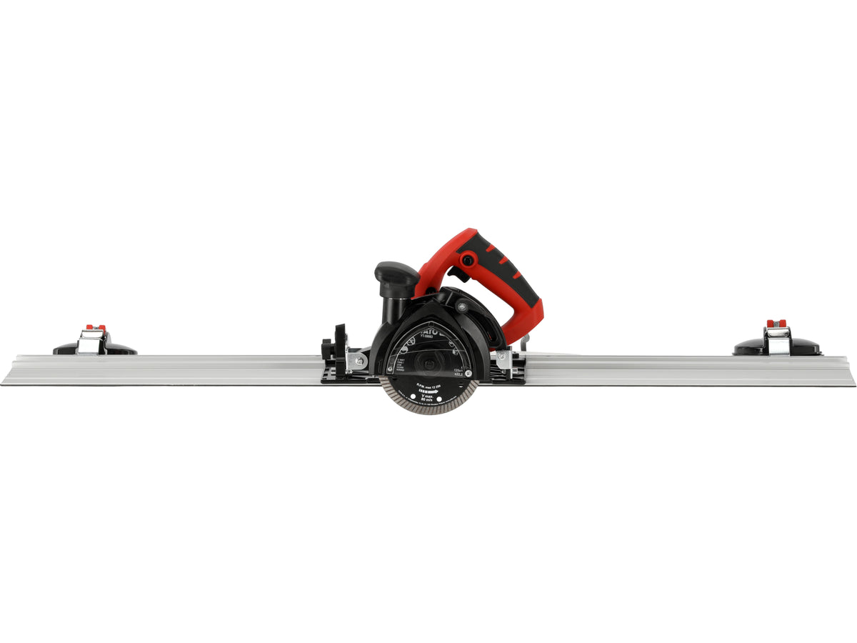 Snijmachine Met 125MM 1400W Geleider Voor Porkey, Met Tegel Afschuiffunctie En Stofzuiver Aansluiting