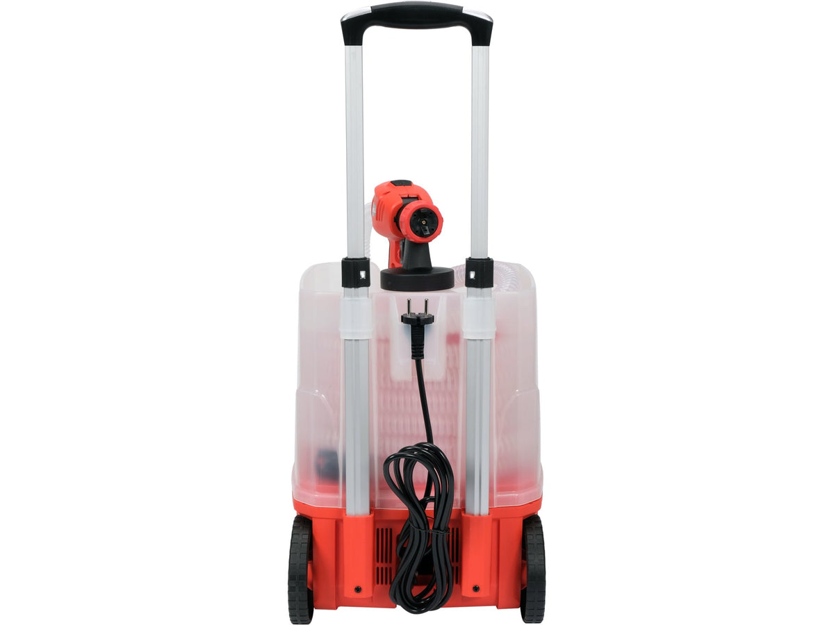 HVLP Schildergenerator 1100W 100DIN/SEC 1L/MIN + Set Nozzles Voor Het Verf Van Muren En Plafonds Zonder Verfstralen